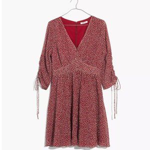 Madewell Starviolet Mini Dress in Ditsy Floral